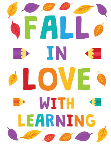 Fall themed classroom poster