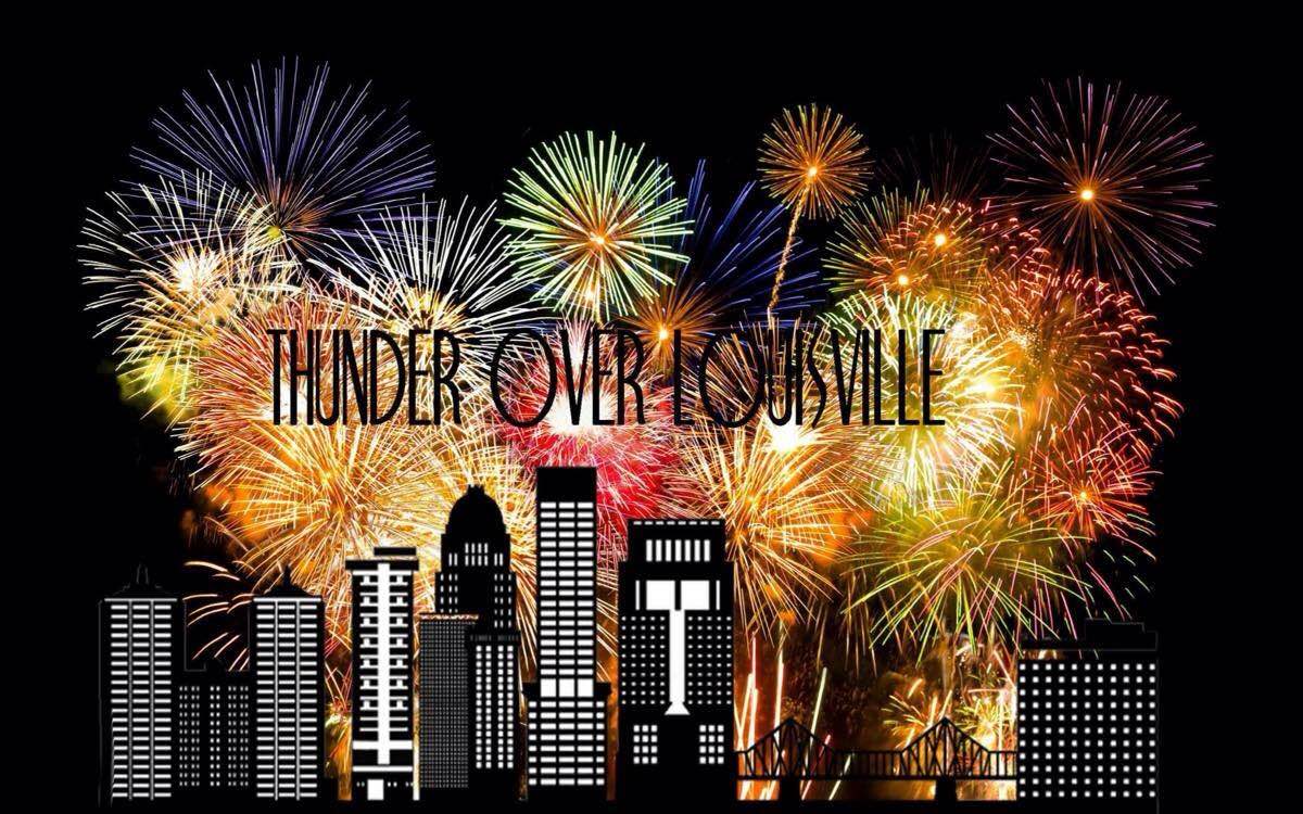 Thunder Over Louisville Fleece Blanket