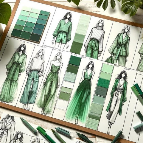 Shades of green design inspo