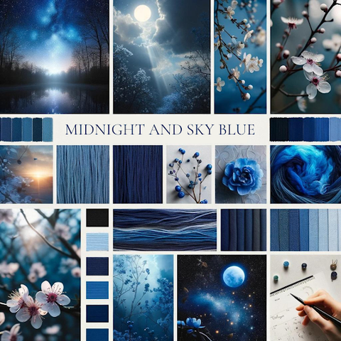 blue designs and inspirations.
