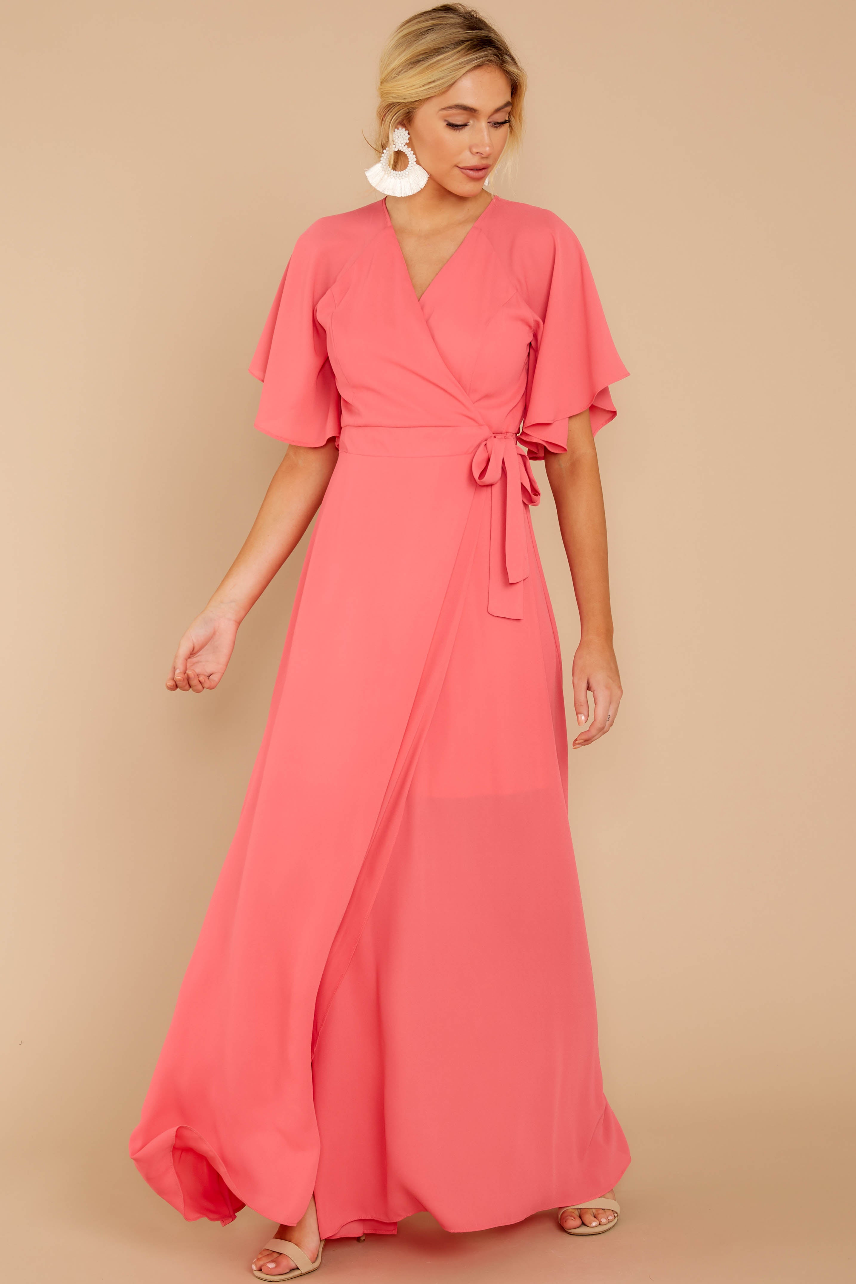 wrap around maxi dresses