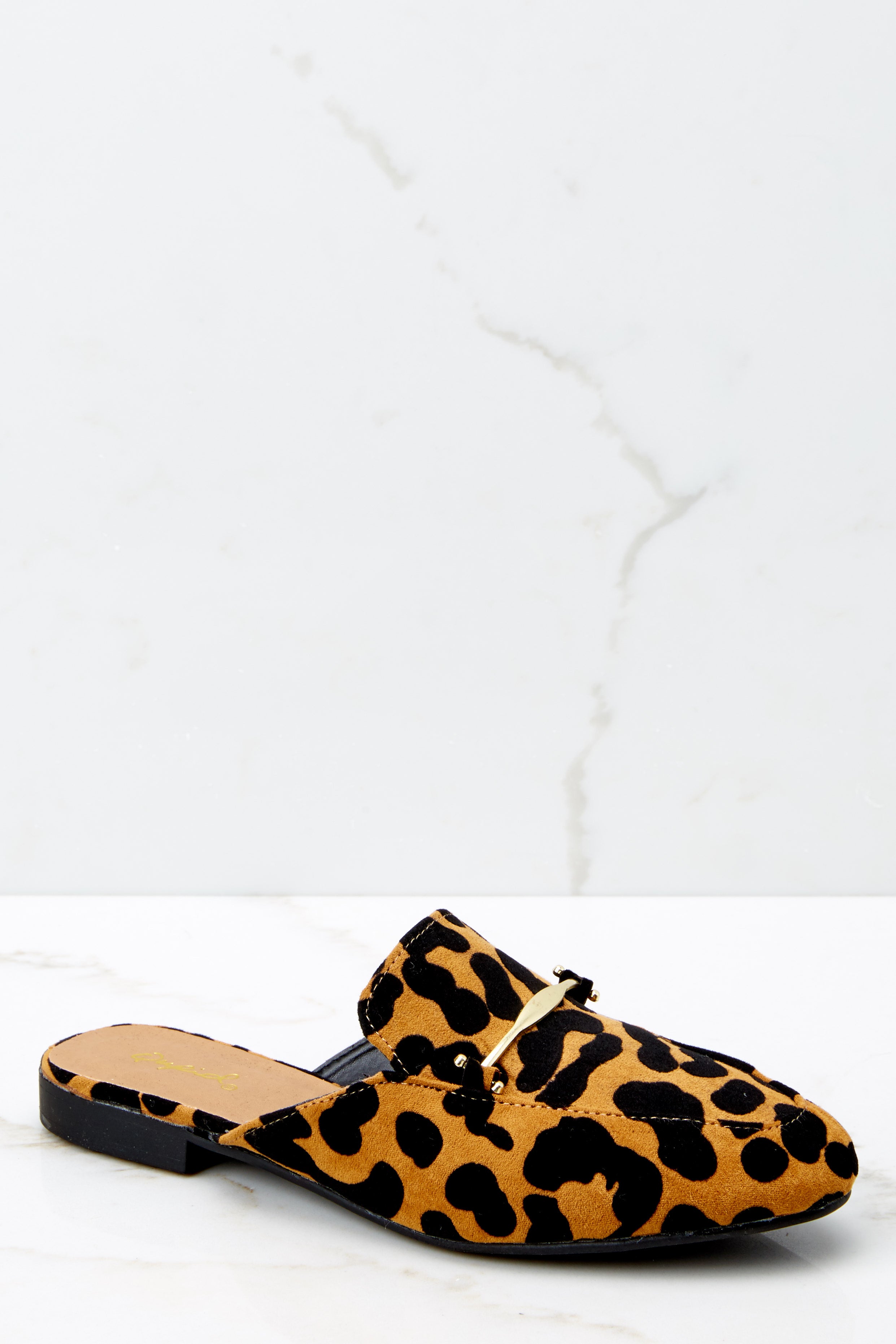 qupid snake print mules