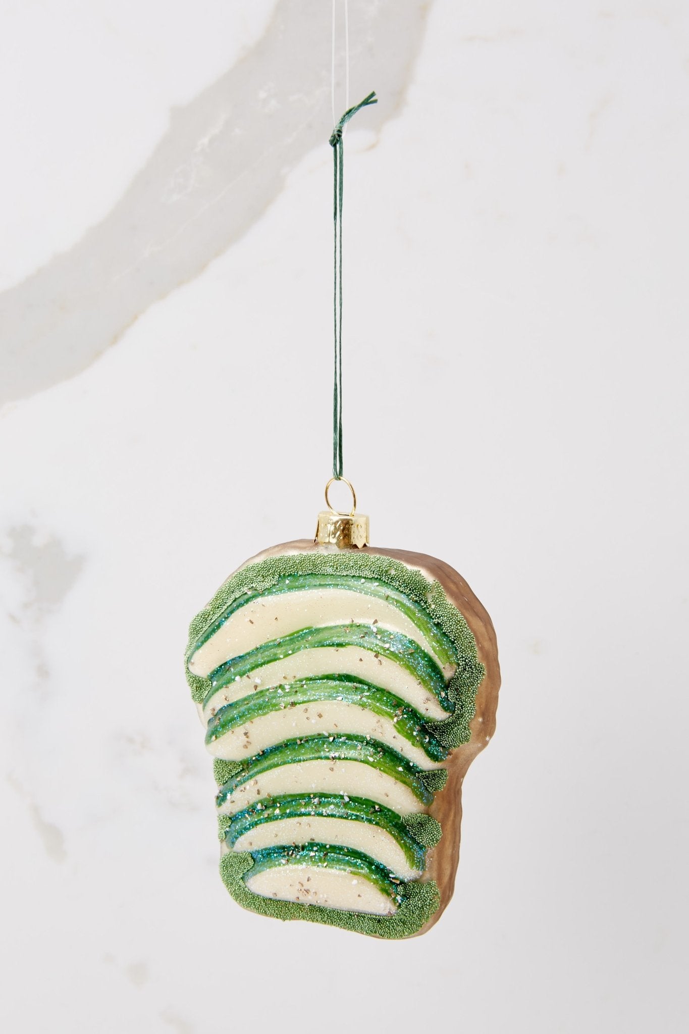 Brunch Essentials Green Ornament