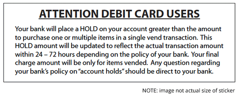 debit hold on meaning