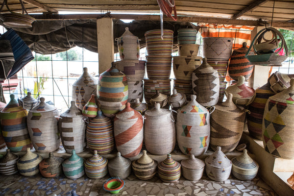 senegalese baskets, artisans, storage, craftmanship