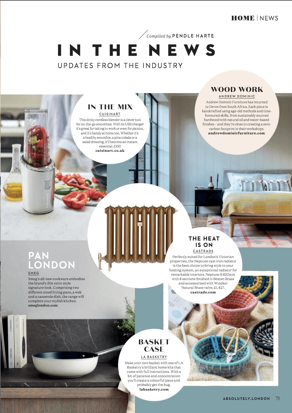 la basketry feature in absolutely magazine march 2021