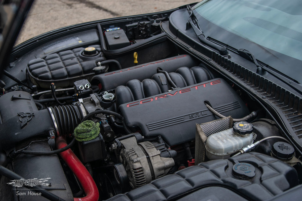 TR's engine bay