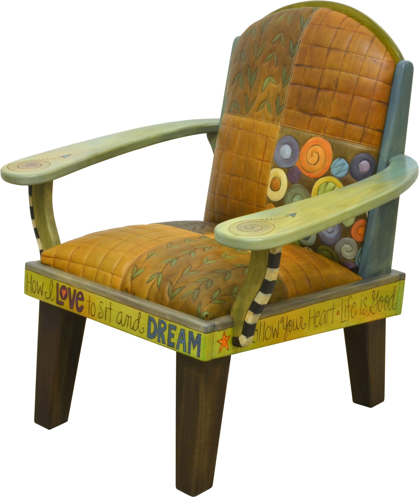 friedrich's chair and ottoman d714131  sticks handmade