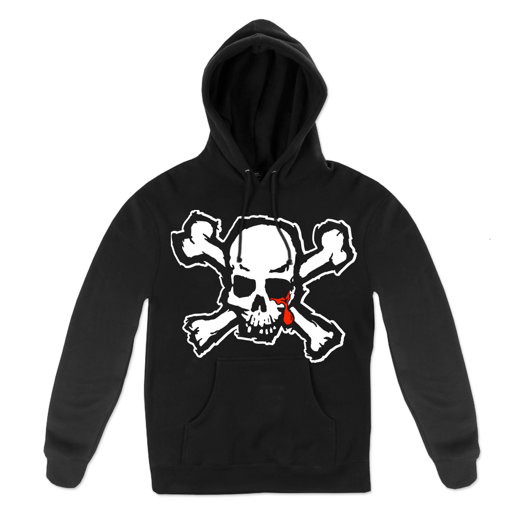 BLOOD FOR BLOOD LOGO SKULL HOODIE – allinmerch