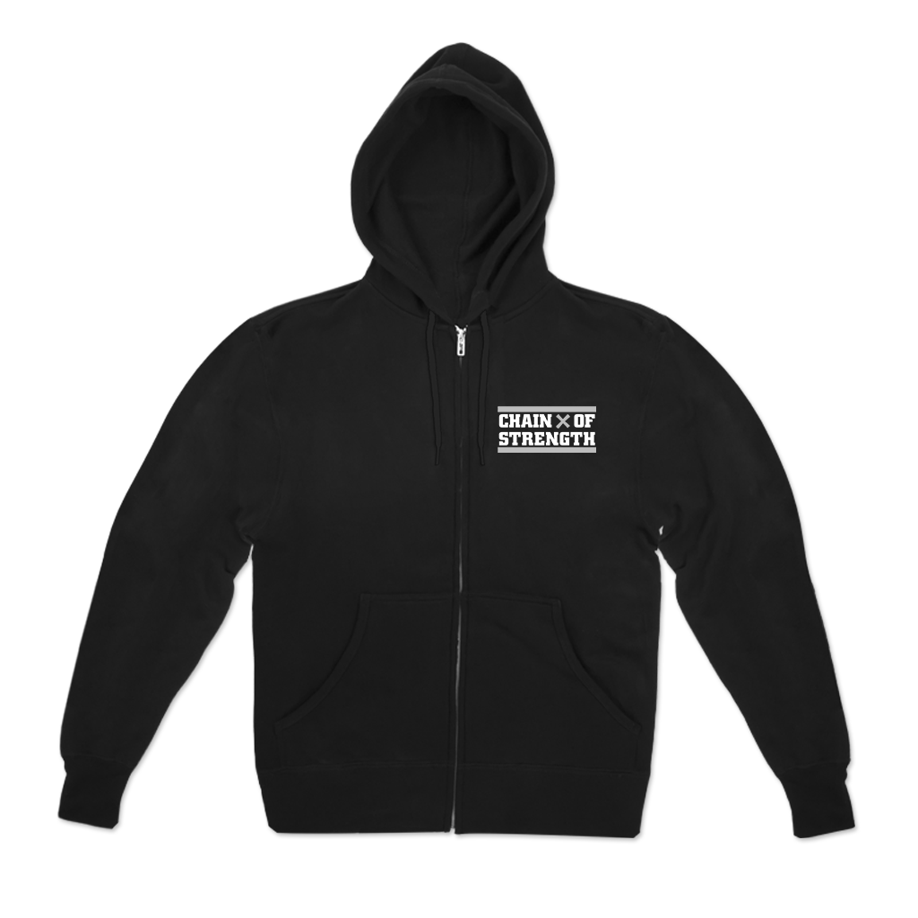 CHAIN OF STRENGTH TRUE TILL DEATH ZIP HOOD – allinmerch