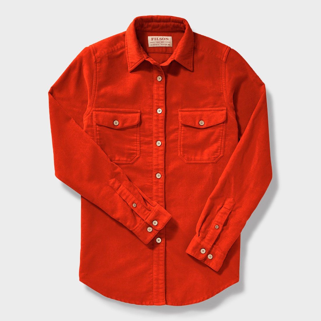 Download Filson Women's Moleskin Shirt Burnt Orange - Wayward
