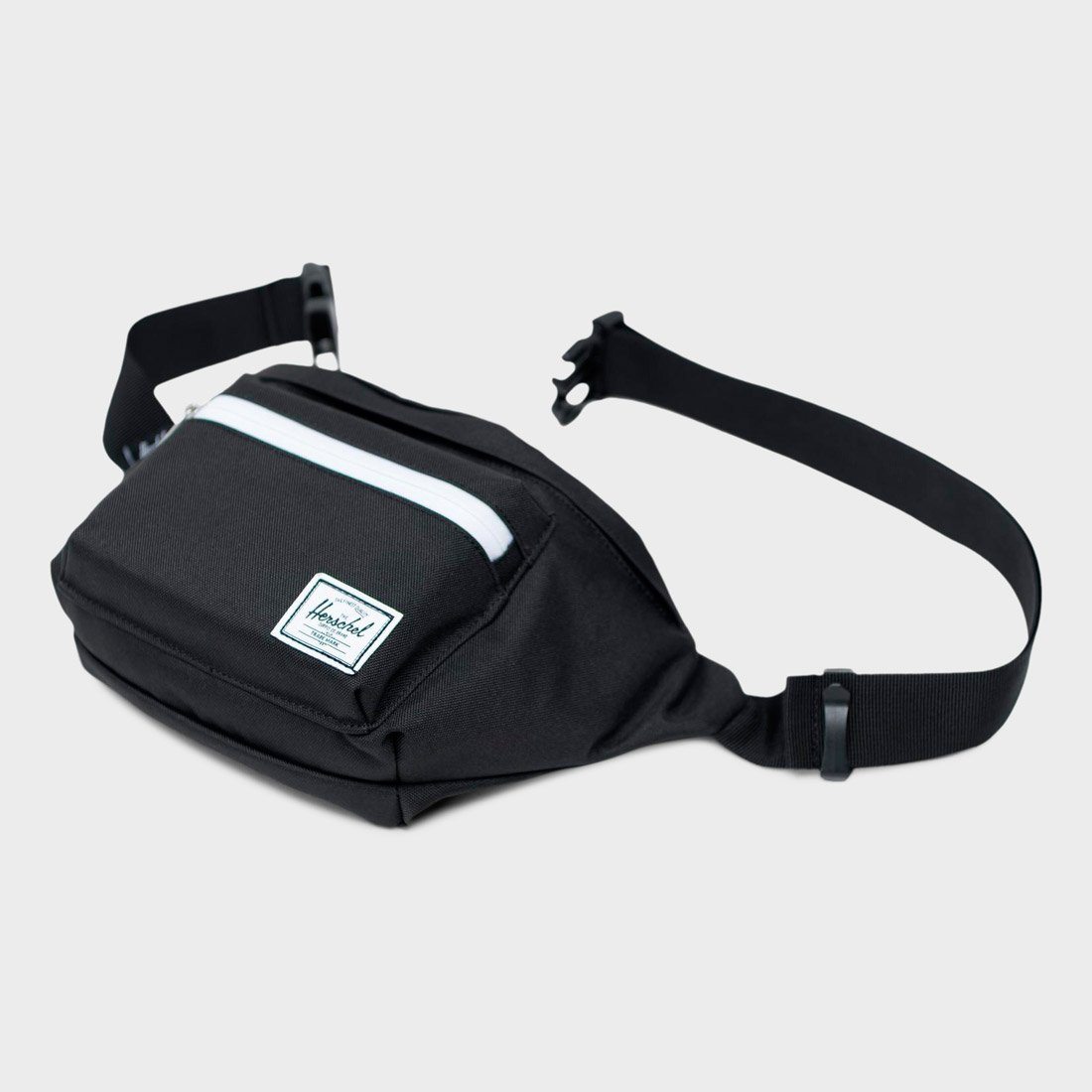 herschel black fanny pack