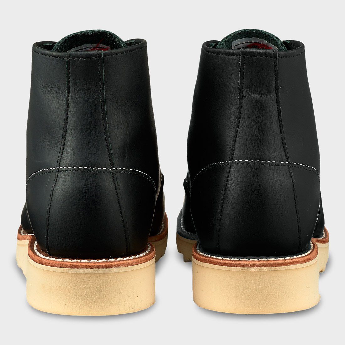 red wing round toe black