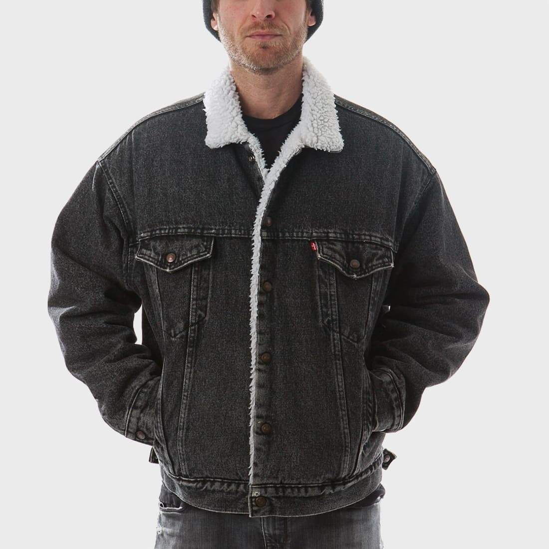 levi fleece jacket men's