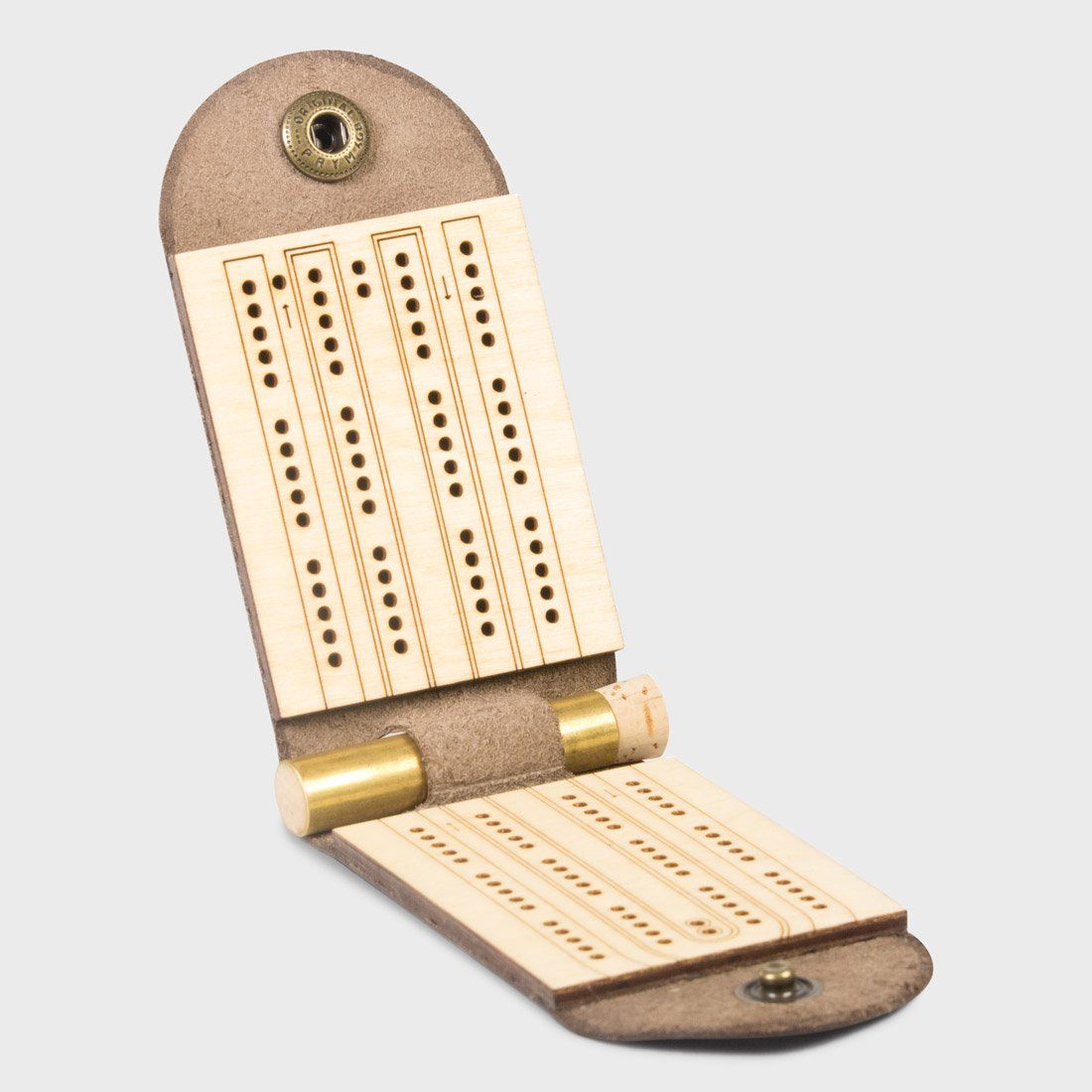 Walnut Studiolo Travel Cribbage Board Gift Set Wayward