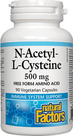 Natural Factors N-Acetyl-L-Cysteine 500 mg (90 VCaps)
