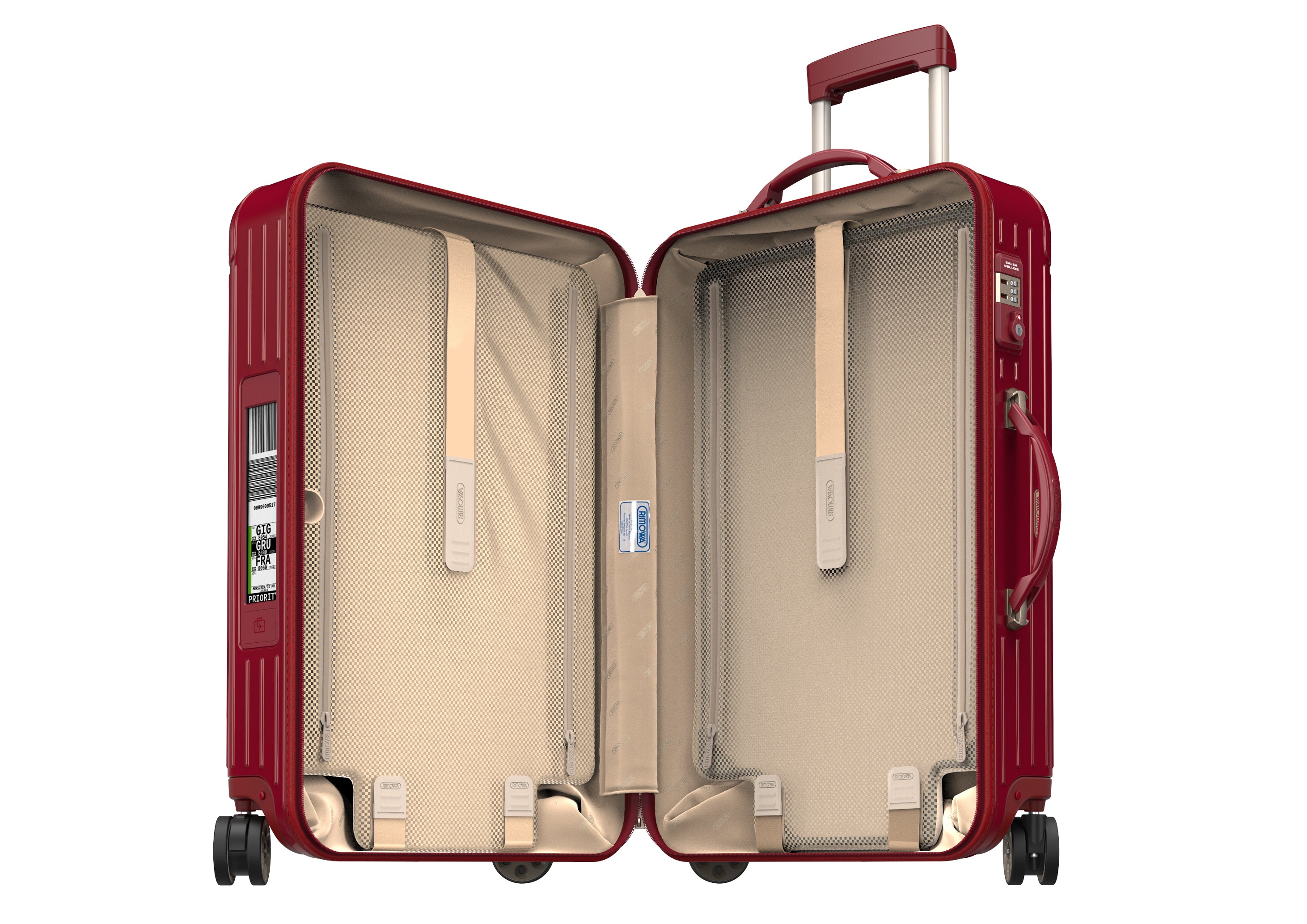 rimowa salsa deluxe oriental red