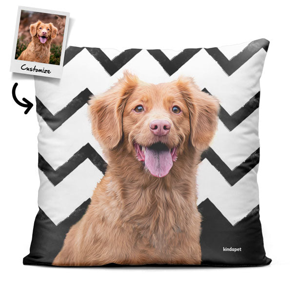 Pet Art - Custom - Throw Pillow - kindapet product image