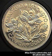 1970, Manitoba (Nickel 32mm) KM78 M...