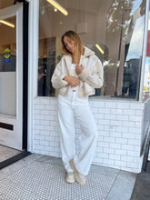Load image into Gallery viewer, Tasha Faux Shearling Jacket in Cream
