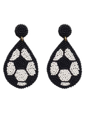 Eat, Sleep, Soccer Earrings