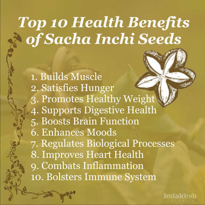 Sacha Inchi Benefits Graphic