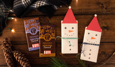 Snowman Chocolate Bars