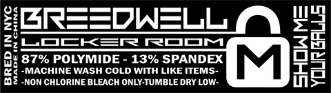 83% polymide, 17% spandex; machine wash cold, non-chlorine bleach, tumble dry low