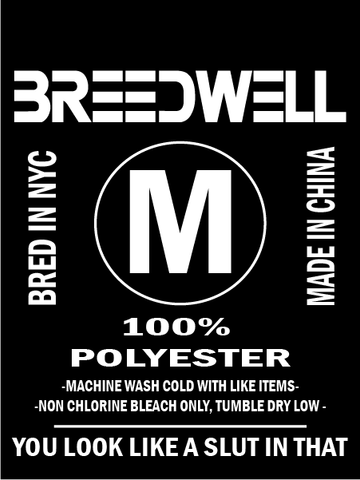 100% polyester,  machine wash cold, tumble dry low