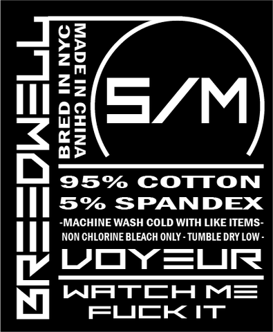 85% cotton 5% spandex machine wash cold, tumble dry low