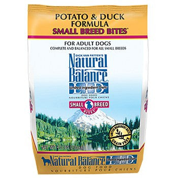 natural balance duck and potato small bites