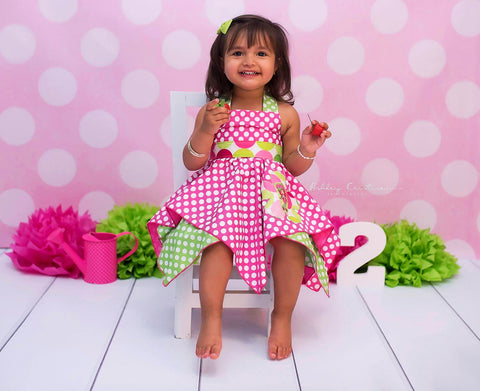 Strawberry Little Girls Dress