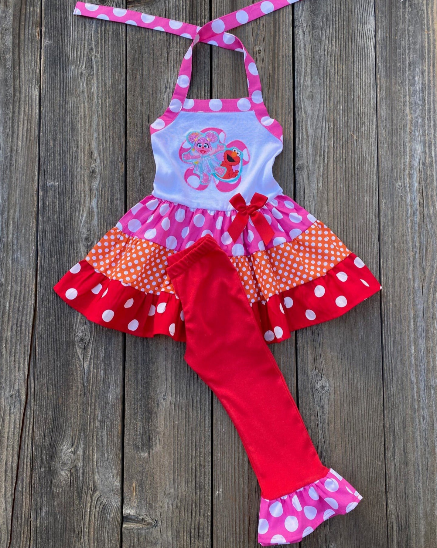 Abby Cadabby & Elmo Birthday Outfit