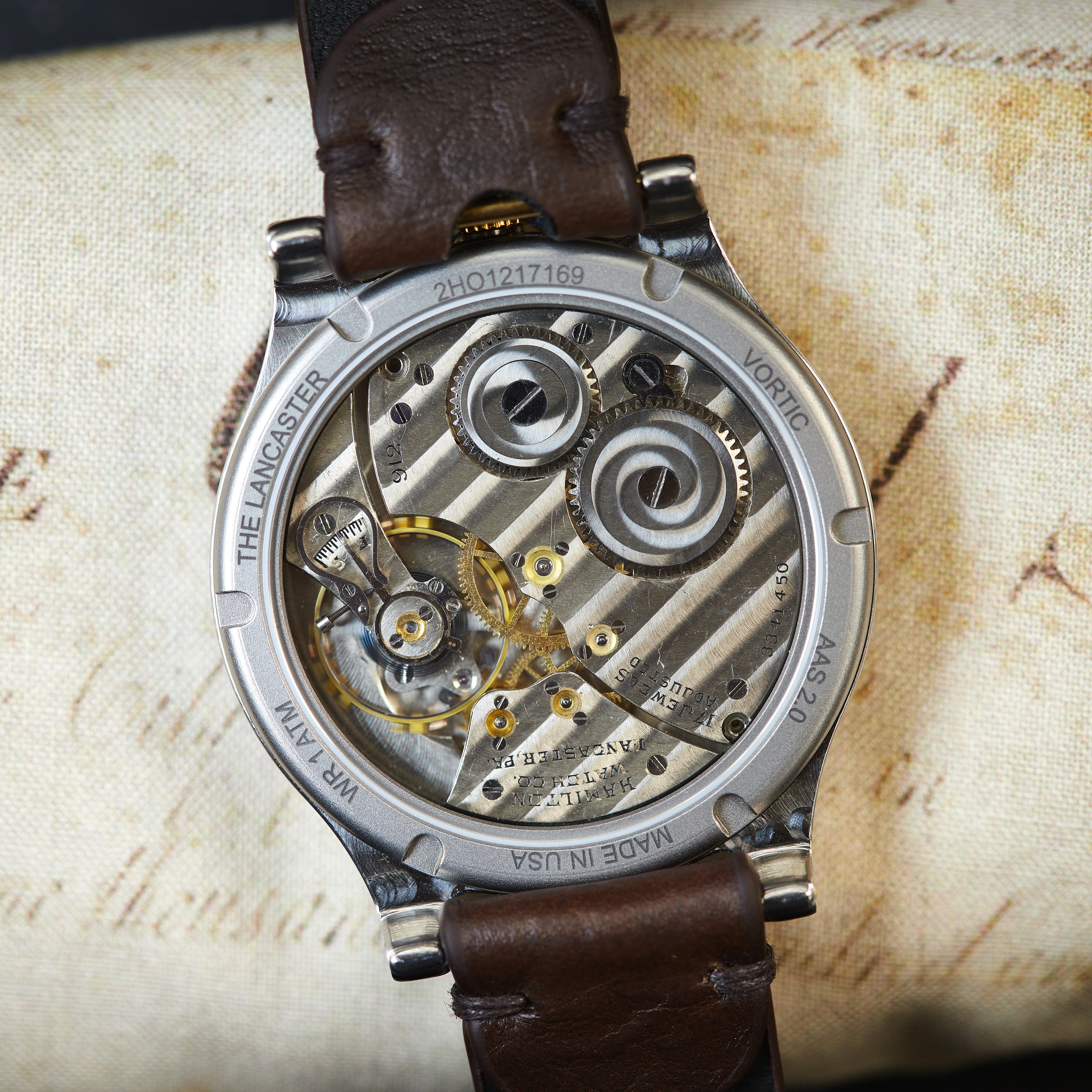 laser engraved vortic watch