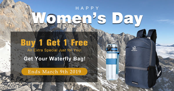 Up To 50% Off for Women’s Day Sale!! Never Again!! Waterfly