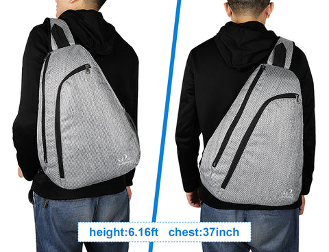 WATERFLY Fashion Chest Sling Backpack