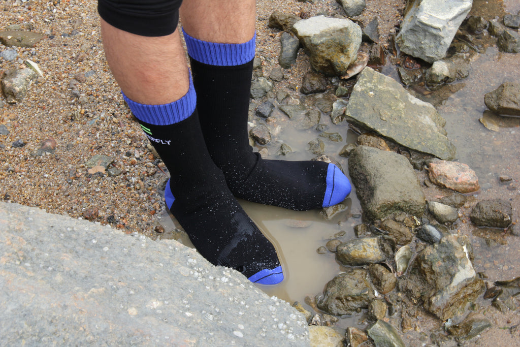 Waterfly Waterproof Socks, Really 100% WATERPROOF