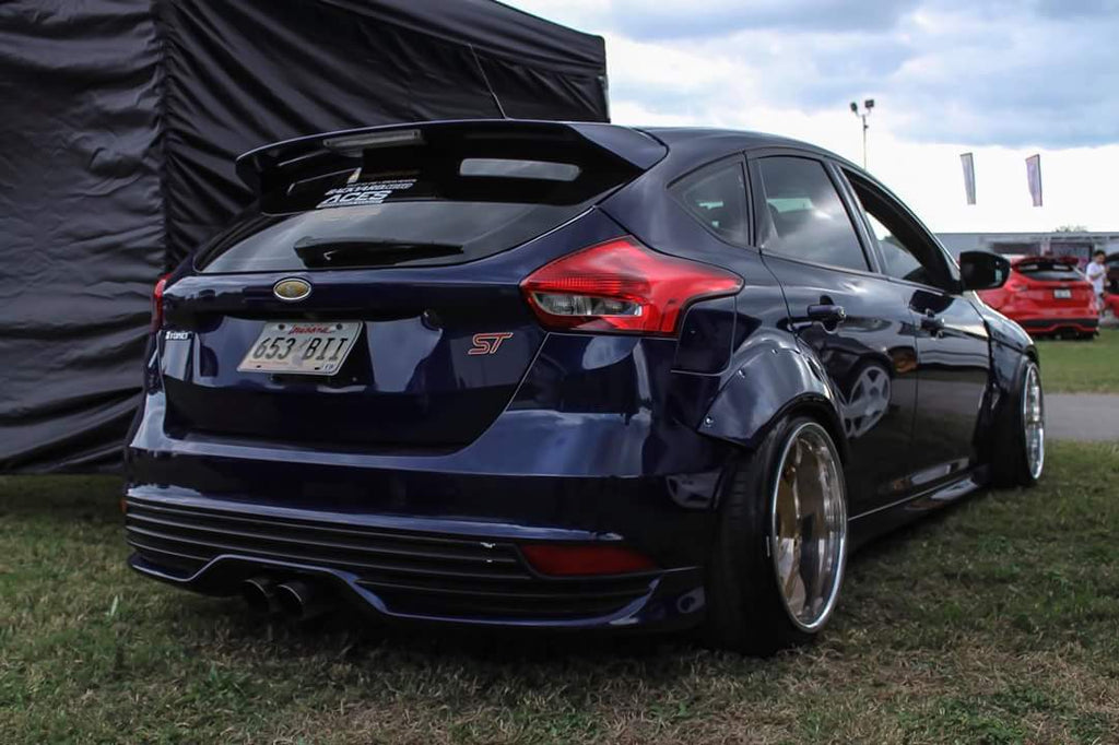 battle aero ford focus st wide body fender flares modinfinite motorsports battle aero ford focus st wide body