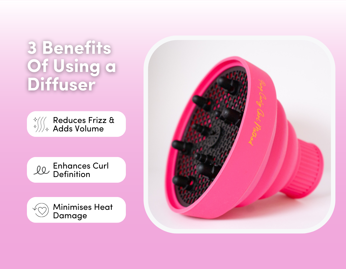 3 benefits of using a diffuser for curly hair