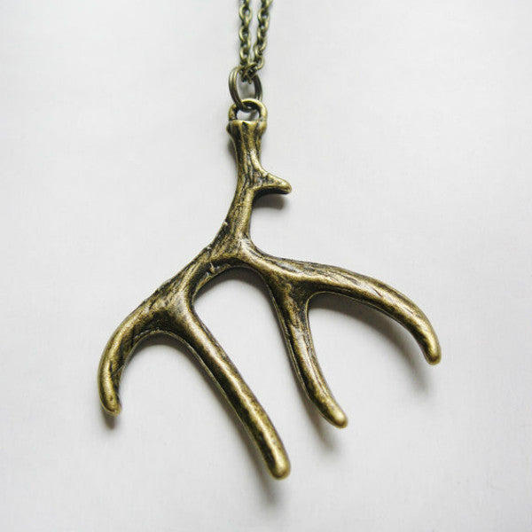 Bronze Antler Necklace – Six Shooter Gifts