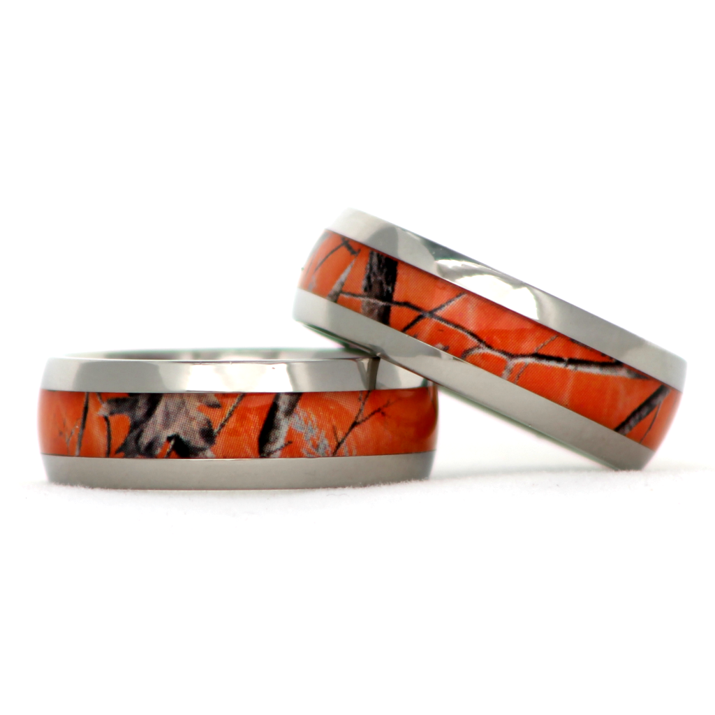 realtree camo wedding rings