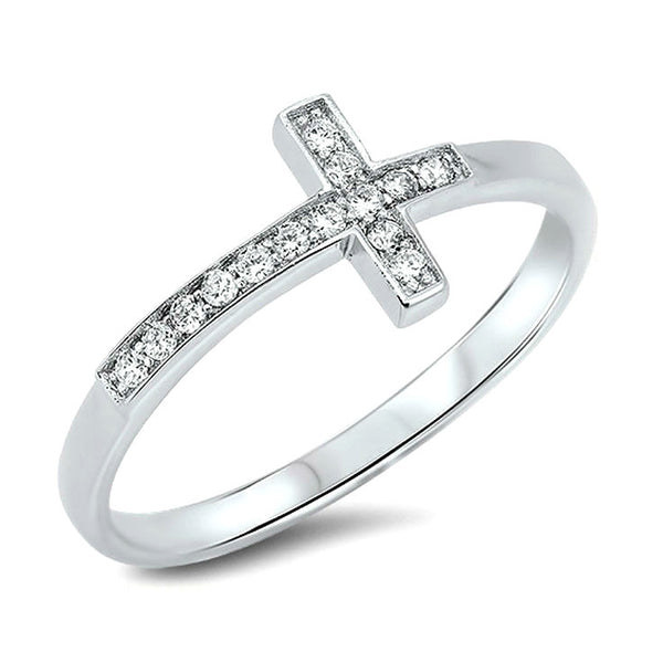 Sterling Silver Cross Ring – Six Shooter Gifts