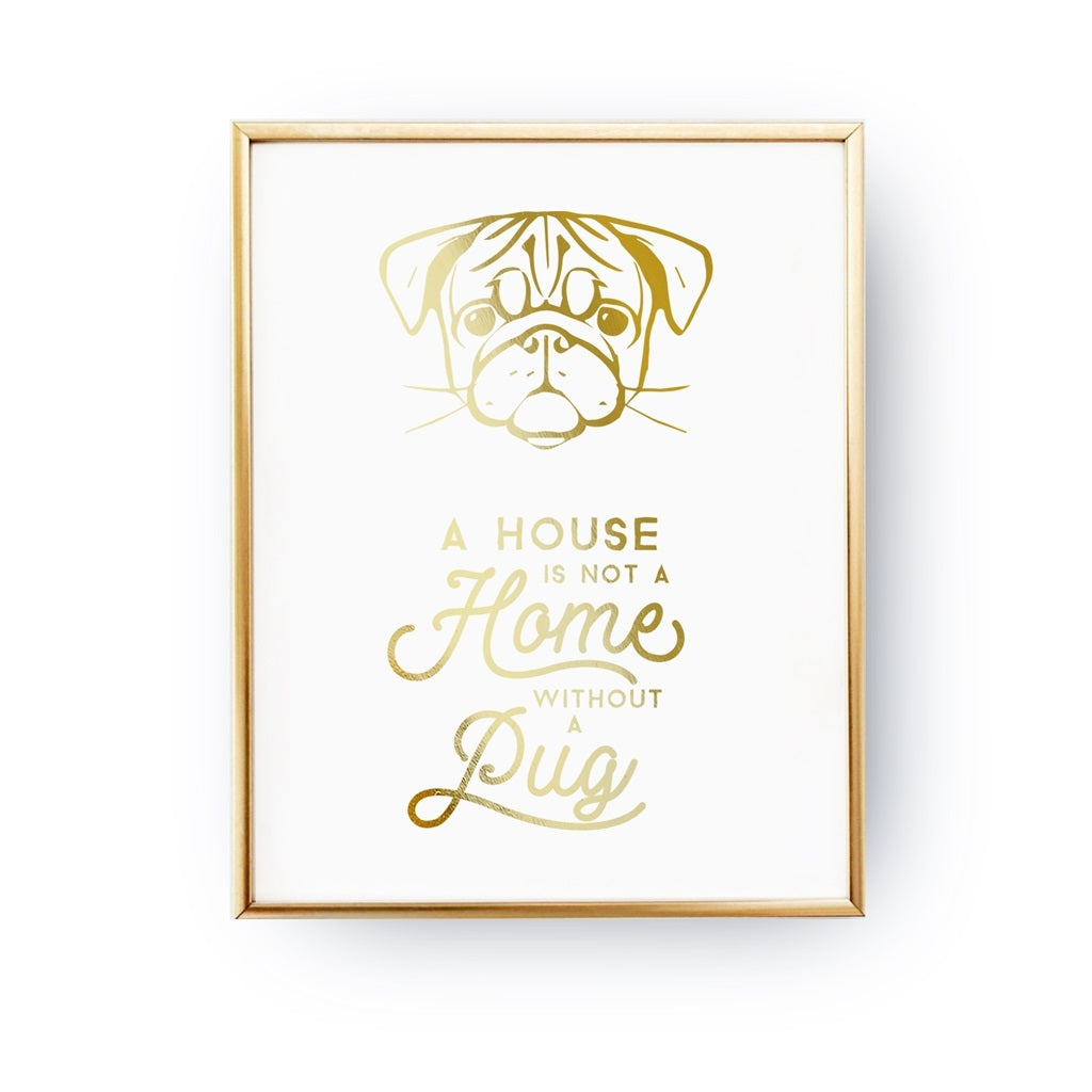 a house is not a home without a pug