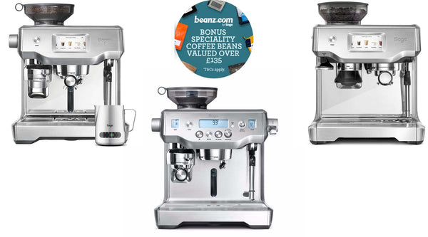 Pack 1 - Variety of Sage coffee machines