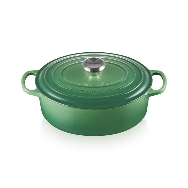 Le Creuset Cast Iron Shallow Casserole 30 Bamboo