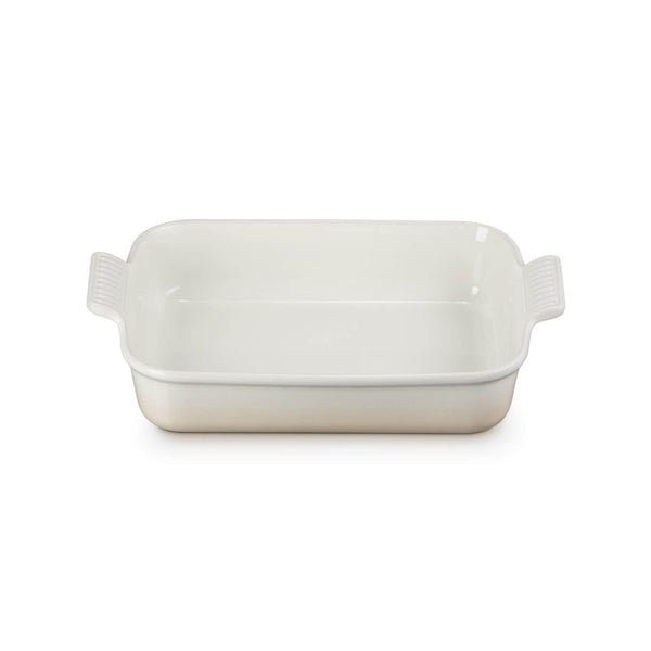 Le Creuset 2-Piece Rectangular Dish Set ,Meringue