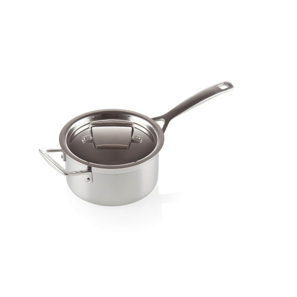 Le Creuset Stainless Steel Saucepan with Lid 18