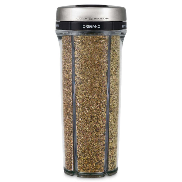 Cole & Mason Saunderton Herb/Spice Storage & Shaker - Clear