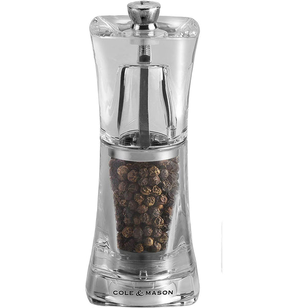 Cole&Mason Precision Grind 505 Salt and Pepper Mill Gift Set - Acrylic/Clear, 14 cm