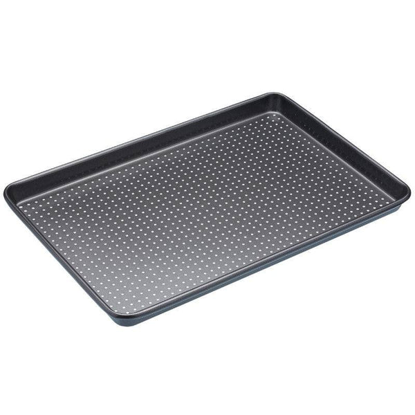 Masterclass Perforated Crusty Bake 24cm x 18cm Non Stick Small Baking Sheet  Tray